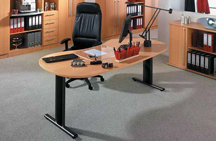 Hammerbacher Ergonomic Serie T Tischsysteme