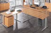 Hammerbacher Ergonomic Aktiv X Tischsysteme